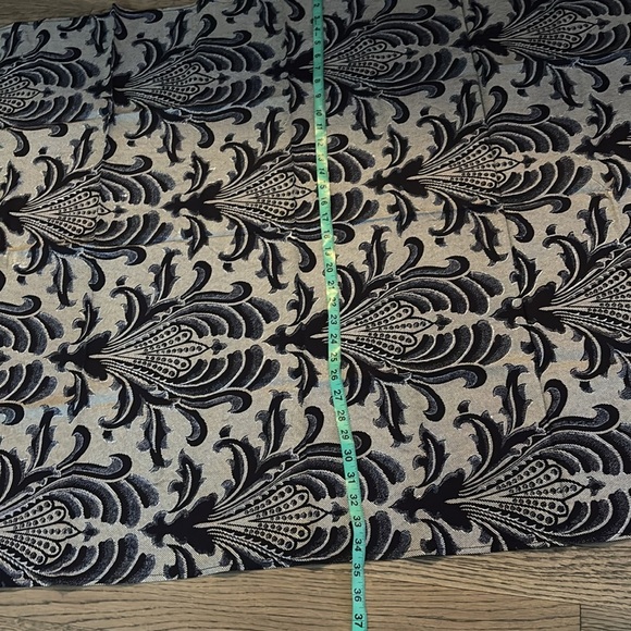 Vintage Luxury jacquard floral pattern Ankara print Fish tail maxi skirt Sz S - Picture 15 of 17